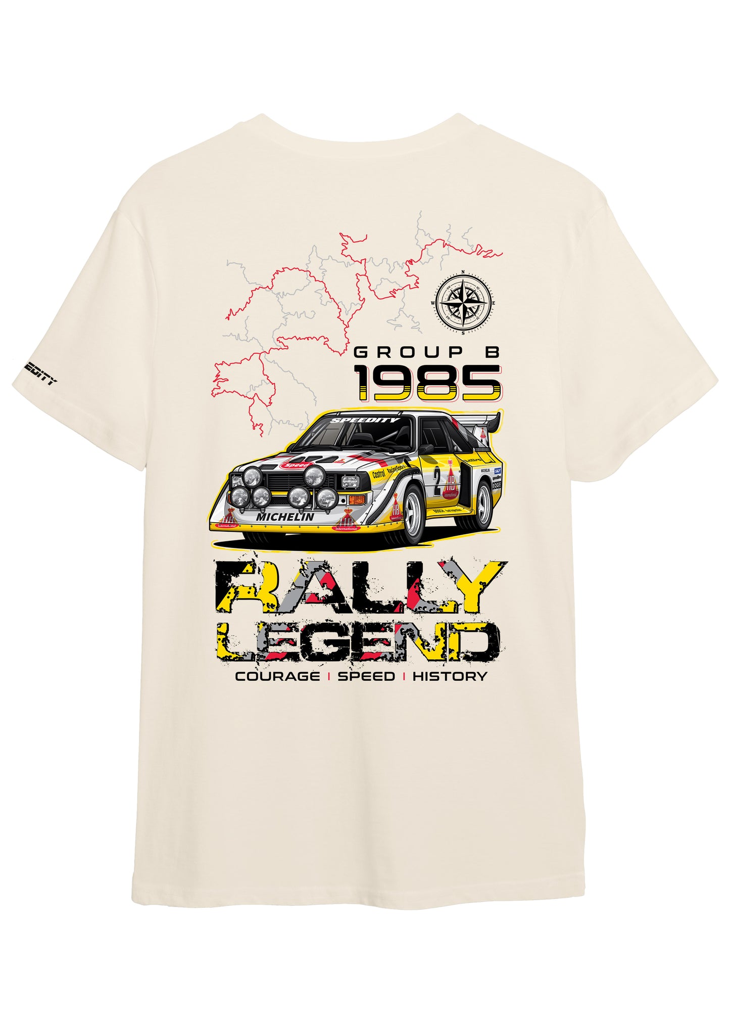 T-shirt "Group B Rally Legend"