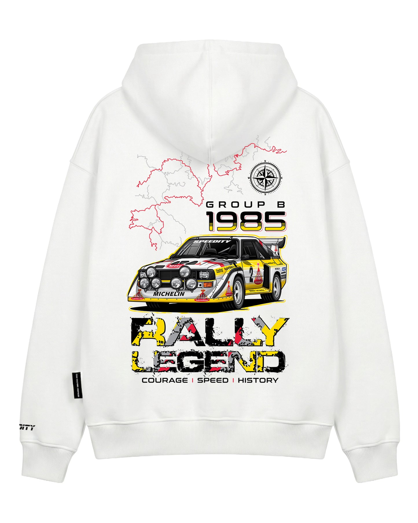 Hoodie "Group B Rally Legend"