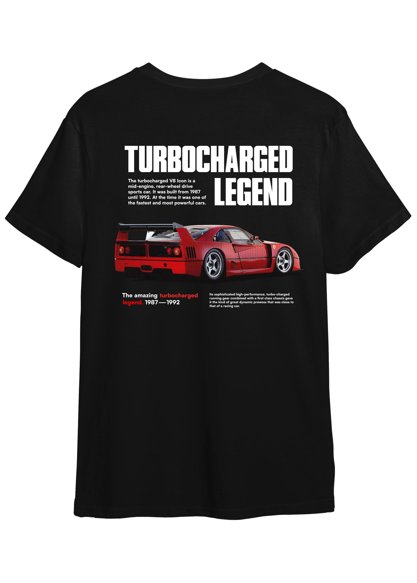 T-shirt "Turbocharged Legend"