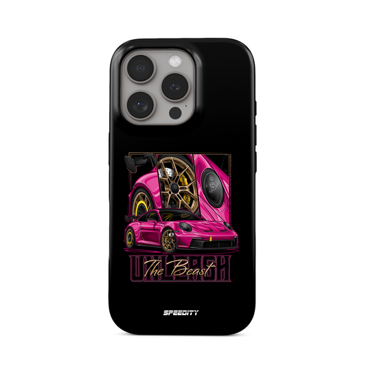 Black phone case "Unleash The Beast"