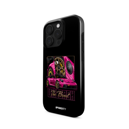 Black phone case "Unleash The Beast"