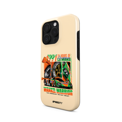 Beige phone case "Wankel Warrior"