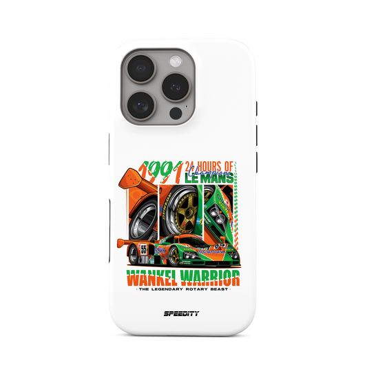 White phone case "Wankel Warrior"
