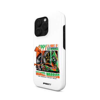 White phone case "Wankel Warrior"