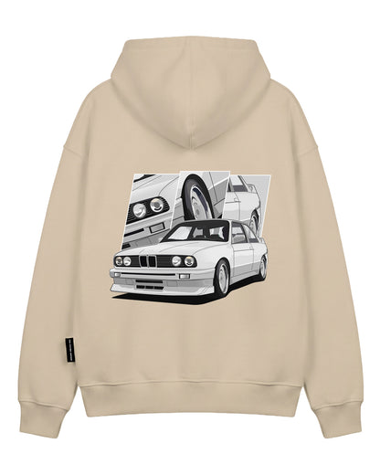 Hoodie "White M3 E30"