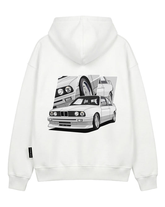 Hoodie "White M3 E30"