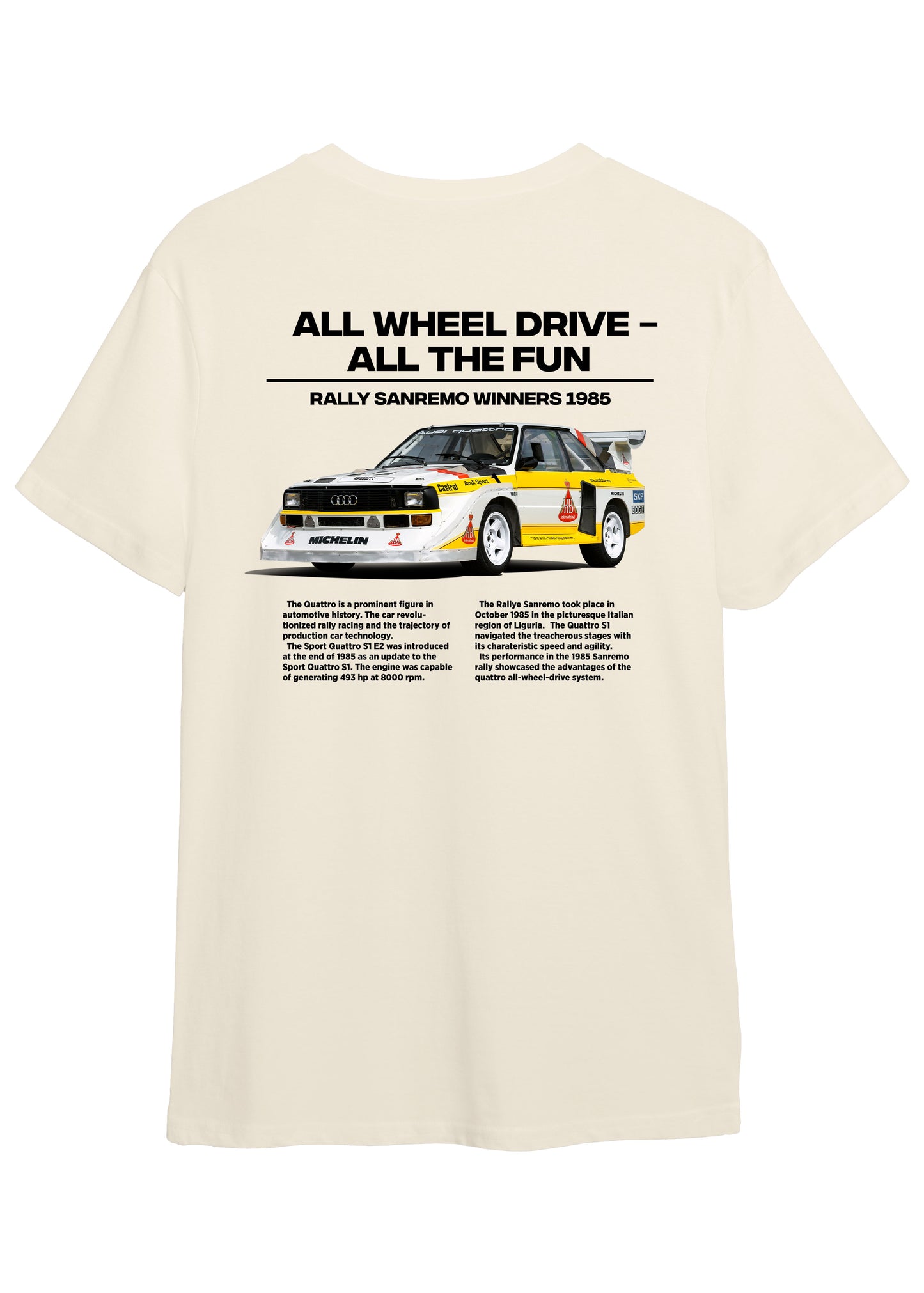 T-shirt "AWD - All the fun"