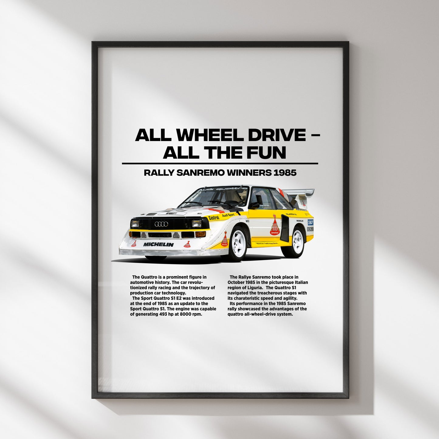 Poster "AWD - All the fun"