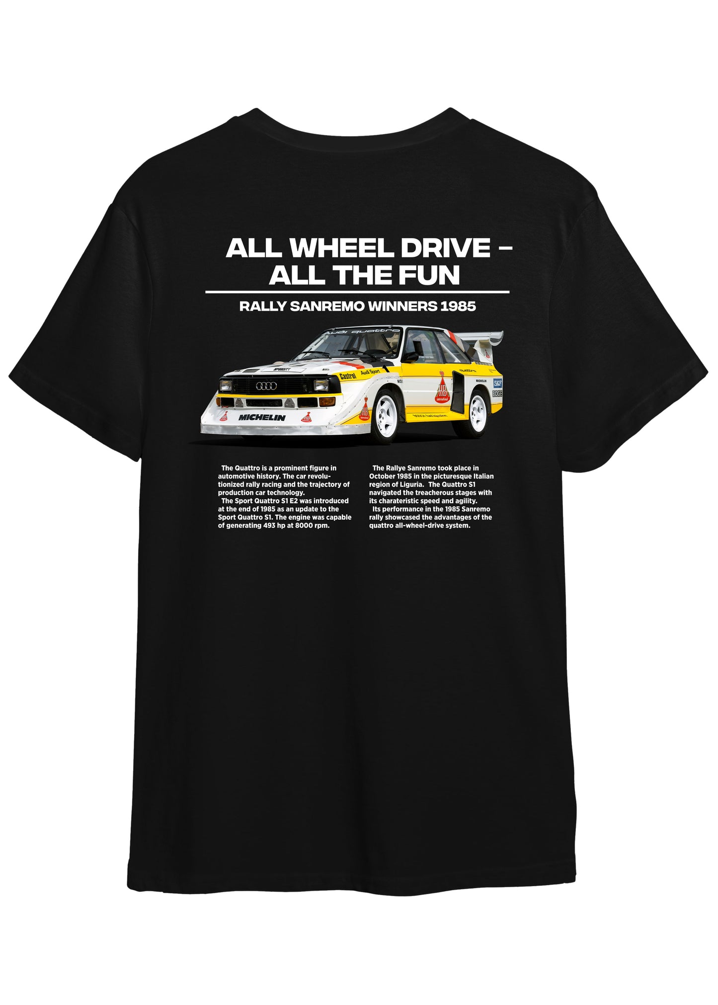 T-shirt "AWD - All the fun"