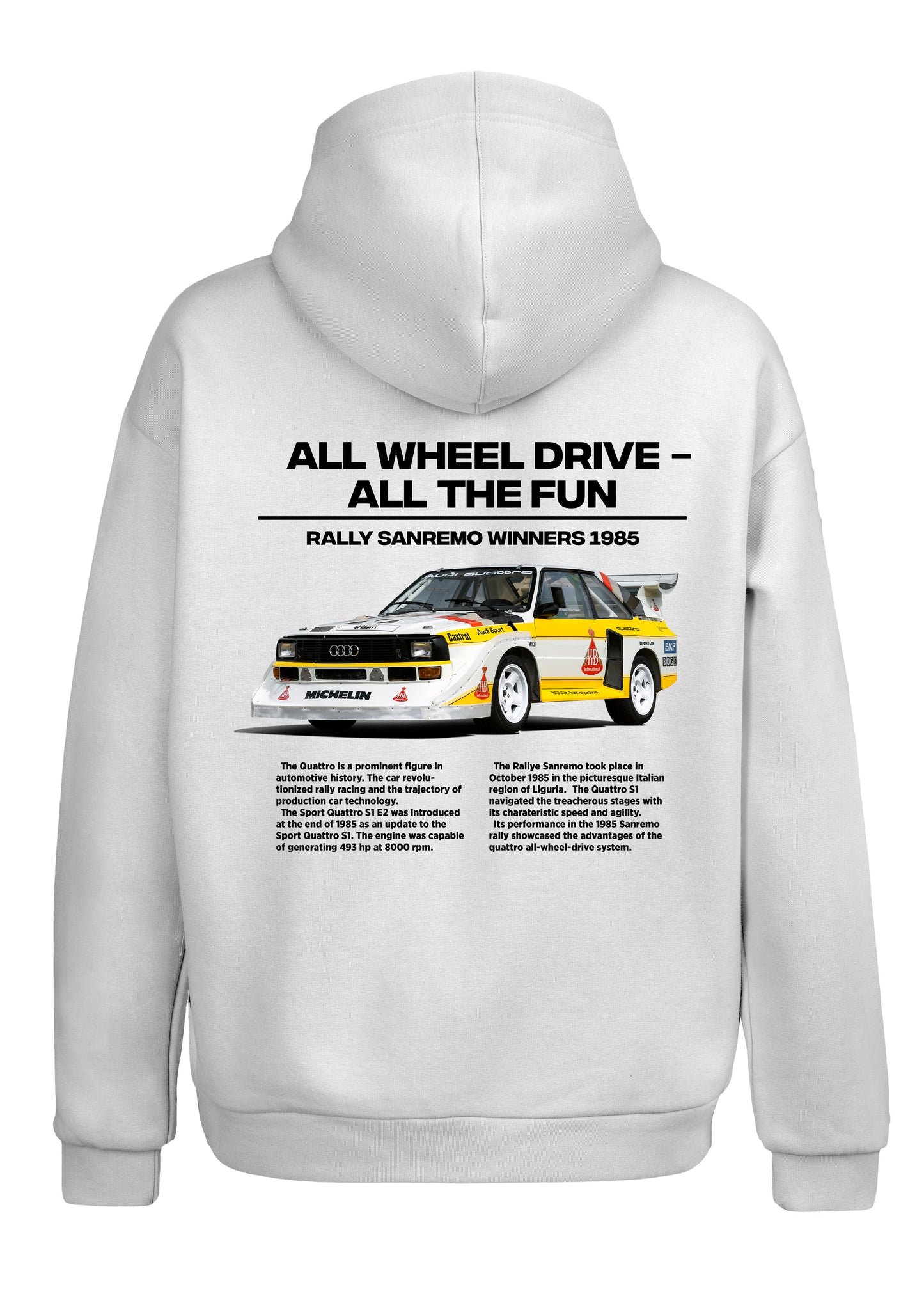 Hoodie "AWD - All the fun"