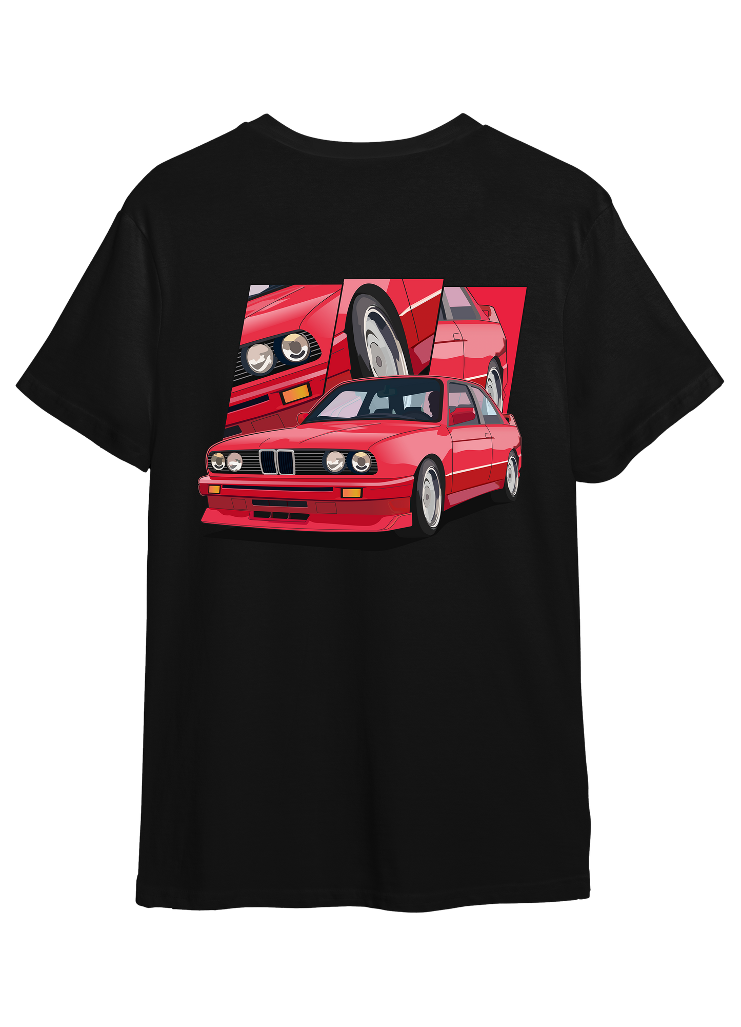 T-shirt "Red M3 E30"