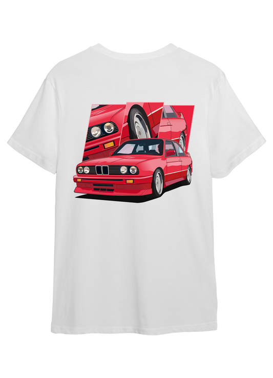 T-shirt "Red M3 E30"