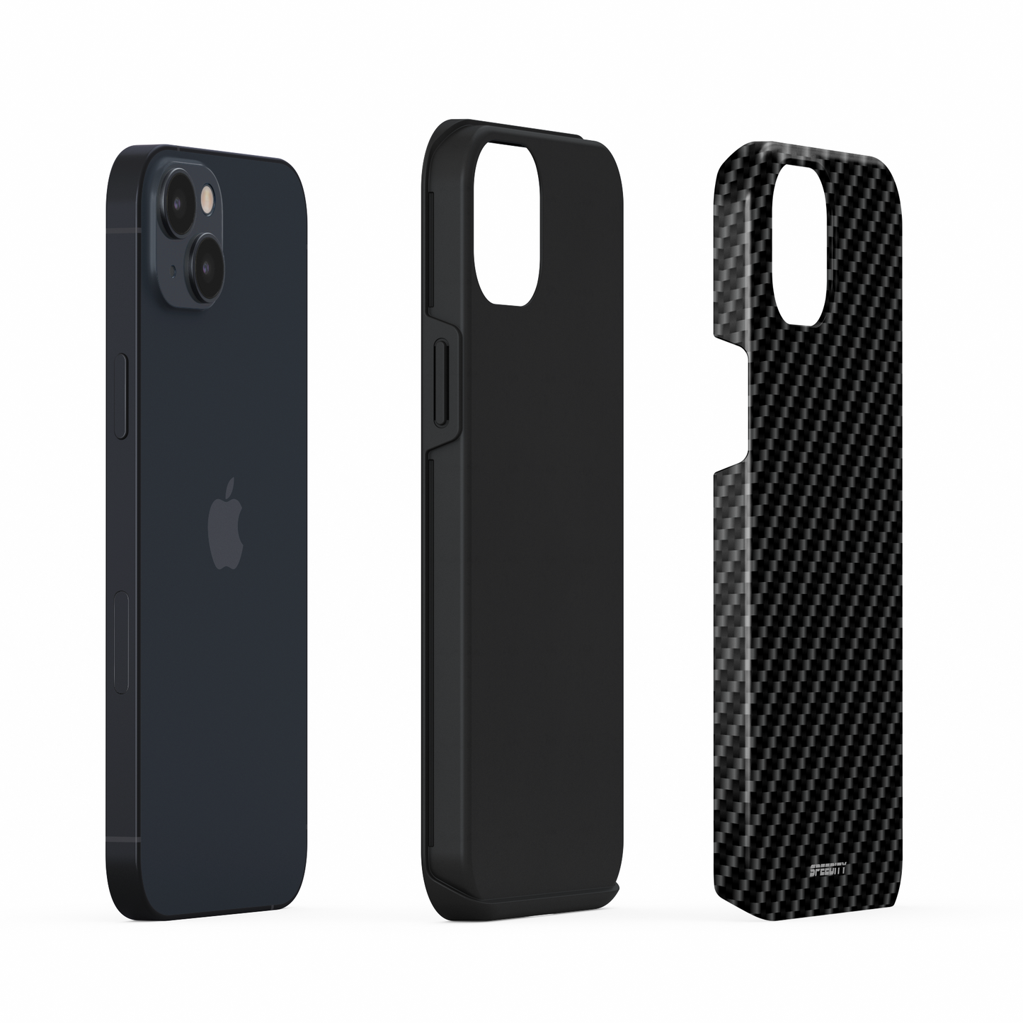 Carbon fiber style phone case