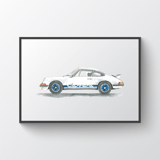 Poster "Carrera RS art"