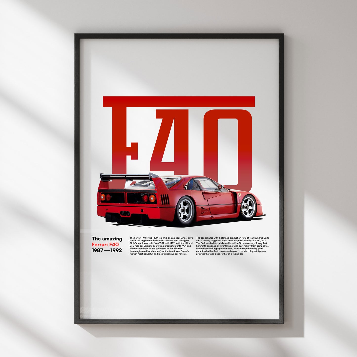 Poster "F40"