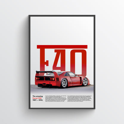 Poster "F40"