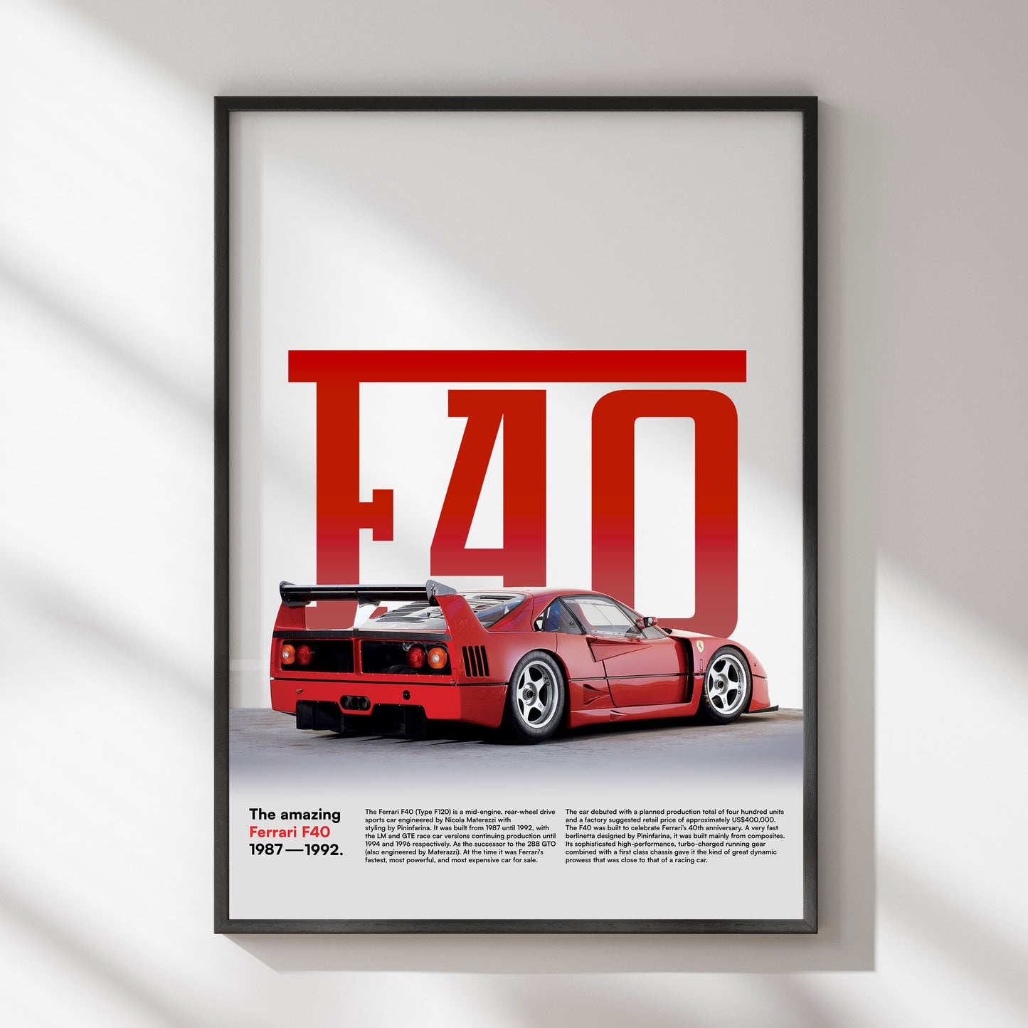 Poster "F40"