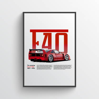 Poster "F40"