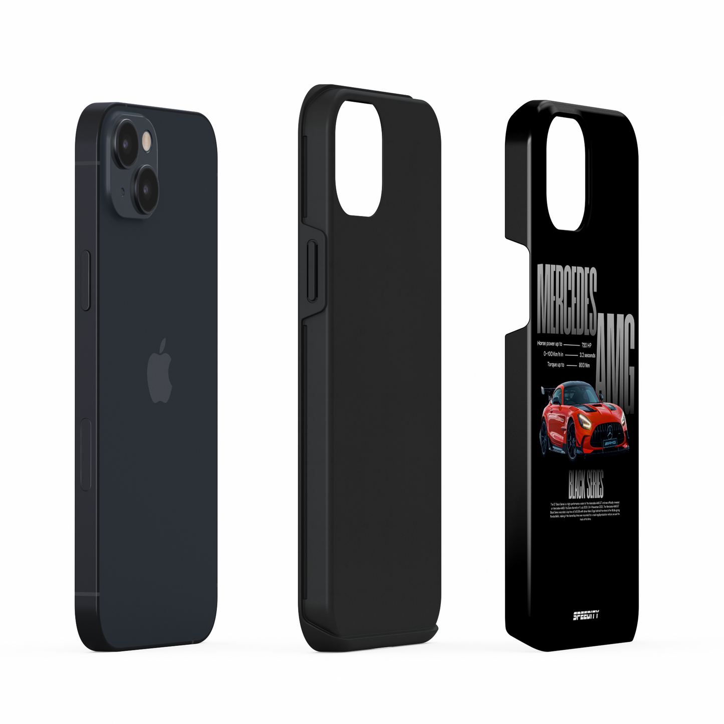 Black phone case "GT Blackseries"