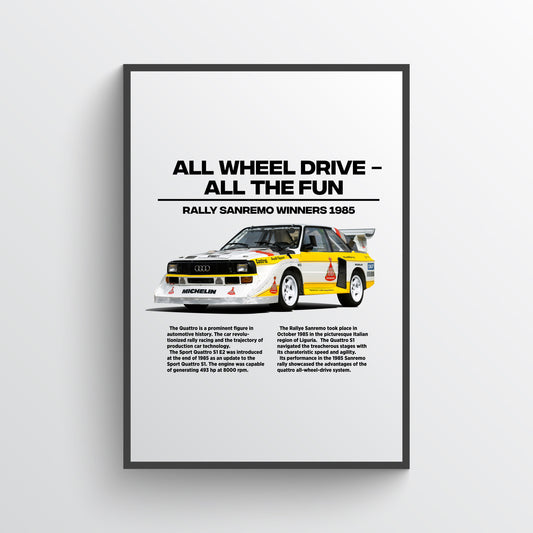 Poster "AWD - All the fun"