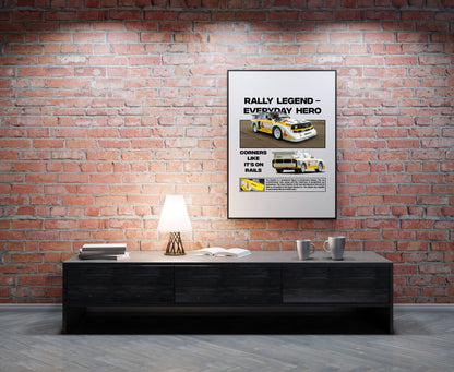 Poster "Rally legend"