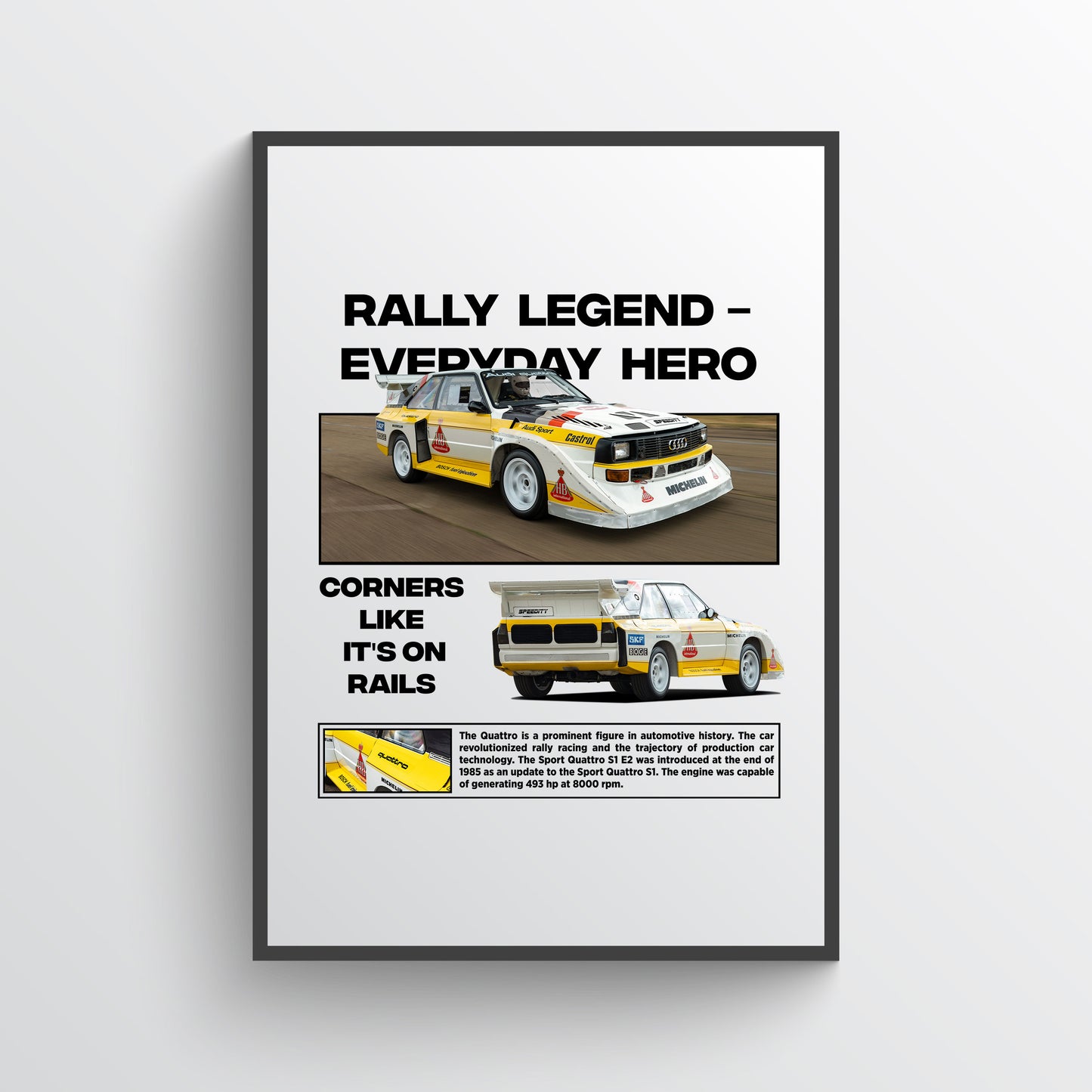 Poster "Rally legend"