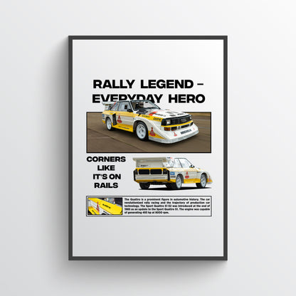 Poster "Rally legend"