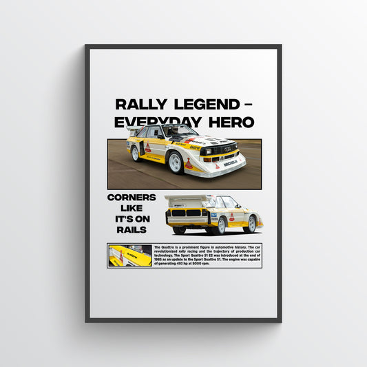 Poster "Rally legend"