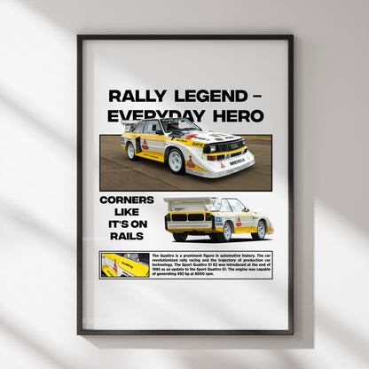 Poster "Rally legend"