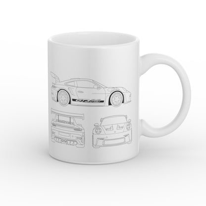 Mug "GT3 RS blueprint"